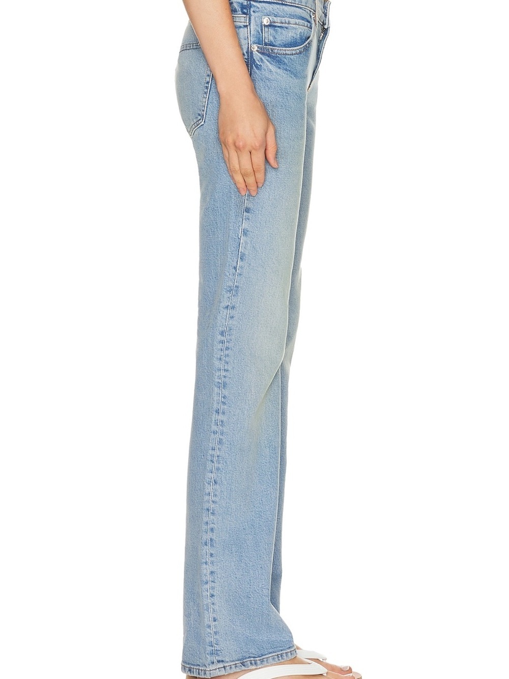 Frame Denim Light Blue Flare Jeans